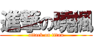 進撃の曉楓 (attack on titan)