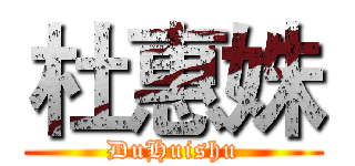 杜惠姝 (DuHuishu)