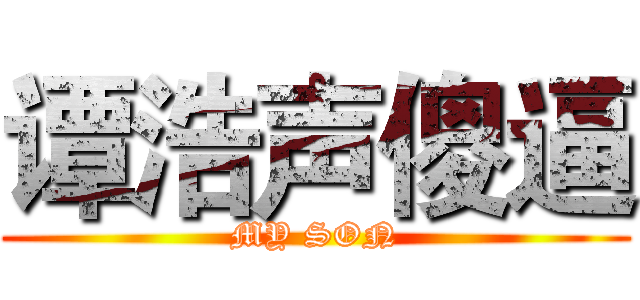 谭浩声傻逼 (MY SON)