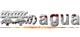 笨笨のａｇｕａ (noob noob on agua)