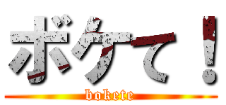 ボケて！ (bokete)
