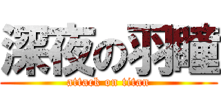 深夜の羽瞳 (attack on titan)