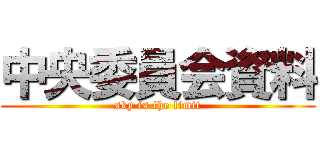 中央委員会資料 (sky is the limit)