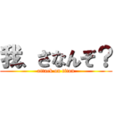 我、さなんぞ？ (attack on titan)