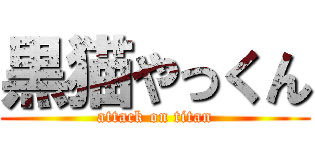 黒猫やっくん (attack on titan)
