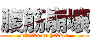 腹筋崩壊 (misaka no hukkin)