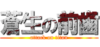 蒼生の前歯 (attack on titan)