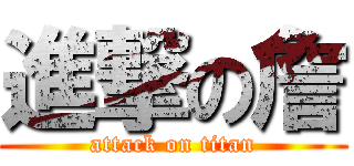 進撃の詹 (attack on titan)