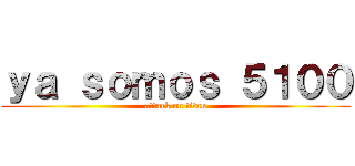 ｙａ ｓｏｍｏｓ ５１００ (attack on titan)