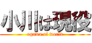 小川は現役 (ogawa of world)