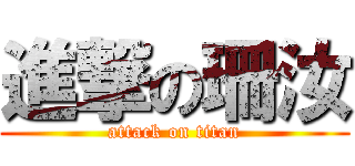 進撃の珊汝 (attack on titan)