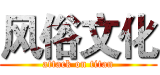 风俗文化 (attack on titan)