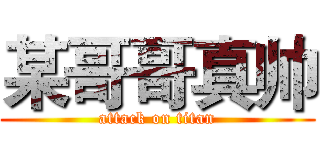 某哥哥真帅 (attack on titan)