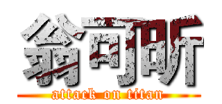 翁可昕 (attack on titan)