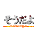 そうだよ (SOUDAYO)