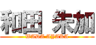 和田 朱加 (WADA AYAKA)