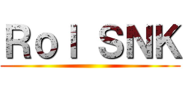 Ｒｏｌ ＳＮＫ ()