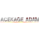 ＡＣＥＫＡＧＥ ＡＤＡＭ ()