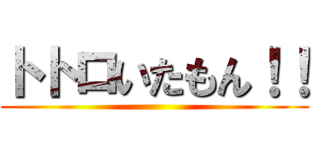 トトロいたもん！！ ()