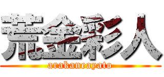 荒金彩人 (arakaneayato)