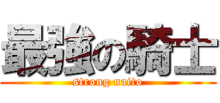 最強の騎士 (strong naito)