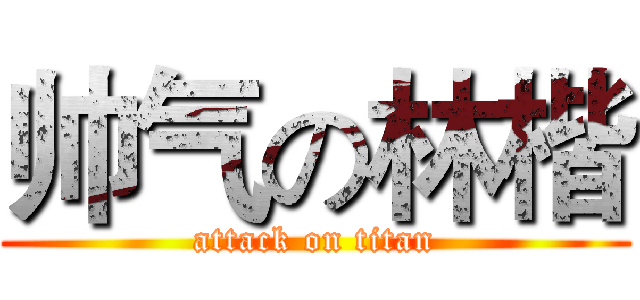 帅气の林楷 (attack on titan)