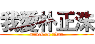我愛朴正洙 (attack on titan)