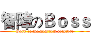 智障のＢｏｓｓ (Boss of the mentally retarded)