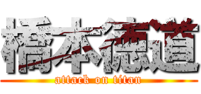 橋本徳道 (attack on titan)