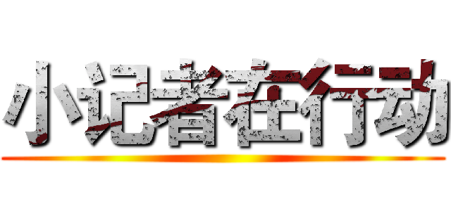 小记者在行动 ()