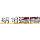 ８月１日 強勢回歸 (Return)