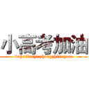 小高考加油 (buhuifanyi zhongzhijiayou)