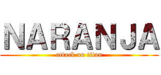 ＮＡＲＡＮＪＡ (attack on titan)