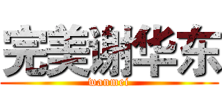 完美谢华东 (wanmei)