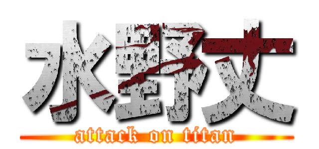 水野丈 (attack on titan)