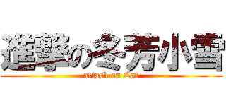 進撃の冬芳小雪 (attack on Cat)