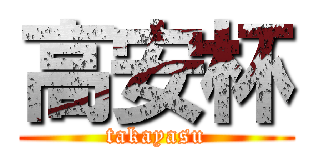 高安杯 (takayasu)