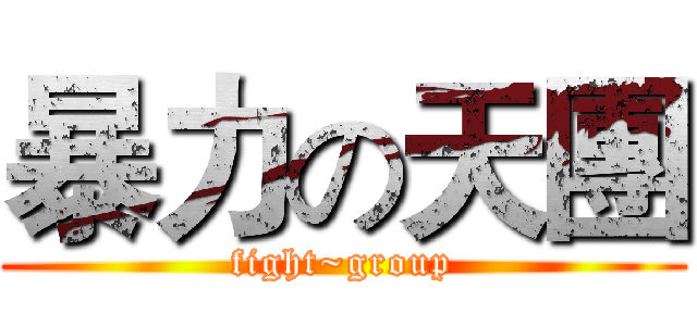 暴力の天團 (fight~group)