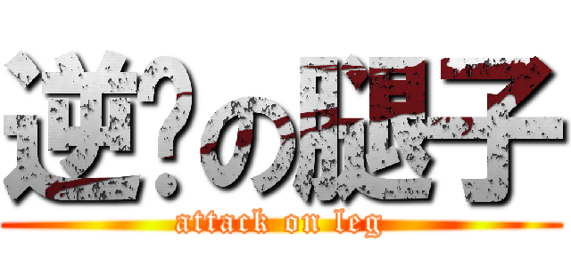 逆袭の腿子 (attack on leg)