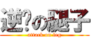 逆袭の腿子 (attack on leg)