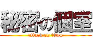 秘密の個室 (attack on titan)