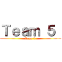 Ｔｅａｍ ５  (Team 5 )