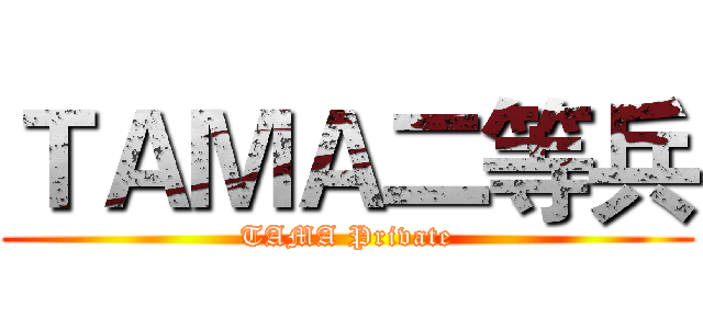 ＴＡＭＡ二等兵 (TAMA Private)