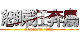 怒睇狂奔鳥 (attack on titan)