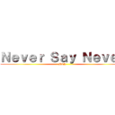 Ｎｅｖｅｒ Ｓａｙ Ｎｅｖｅｒ (NsN)