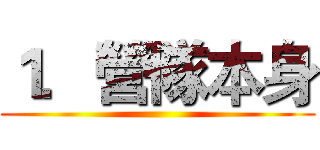 １．營隊本身 ()