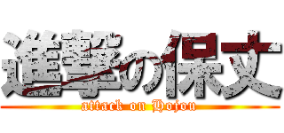 進撃の保丈 (attack on Hojou)