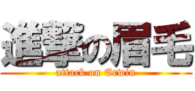 進撃の眉毛 (attack on Erwin)