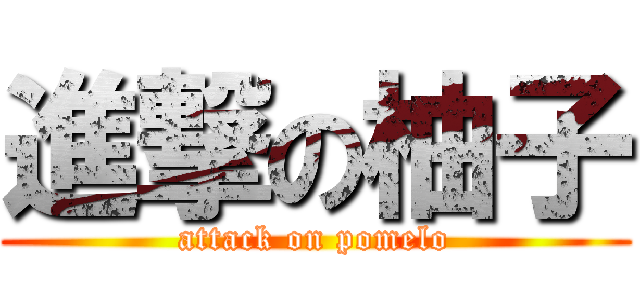 進撃の柚子 (attack on pomelo)