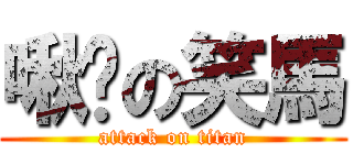 啾咪の笑馬 (attack on titan)